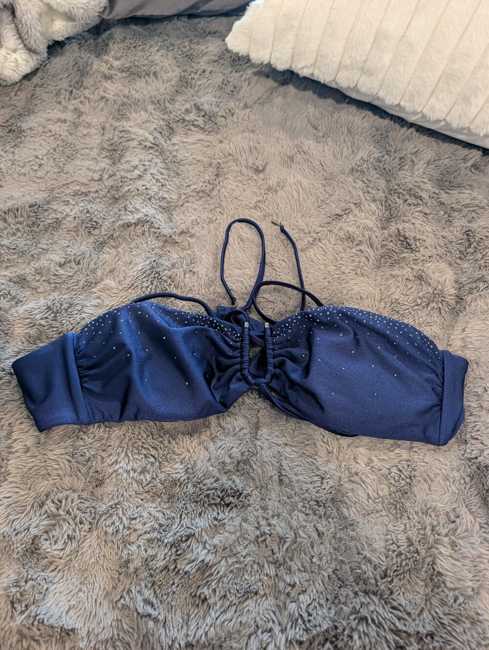Bellissima swim top With Swarovski Elements NWT